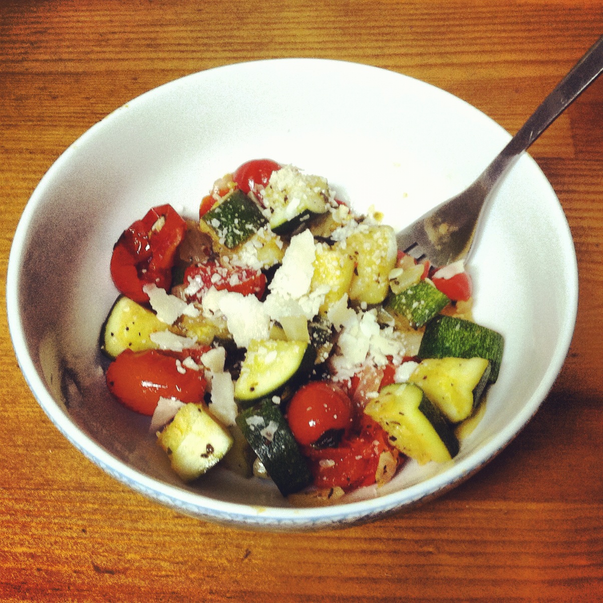 Healthy Living with Kimberlee Stewed Zucchini & Tomatoes